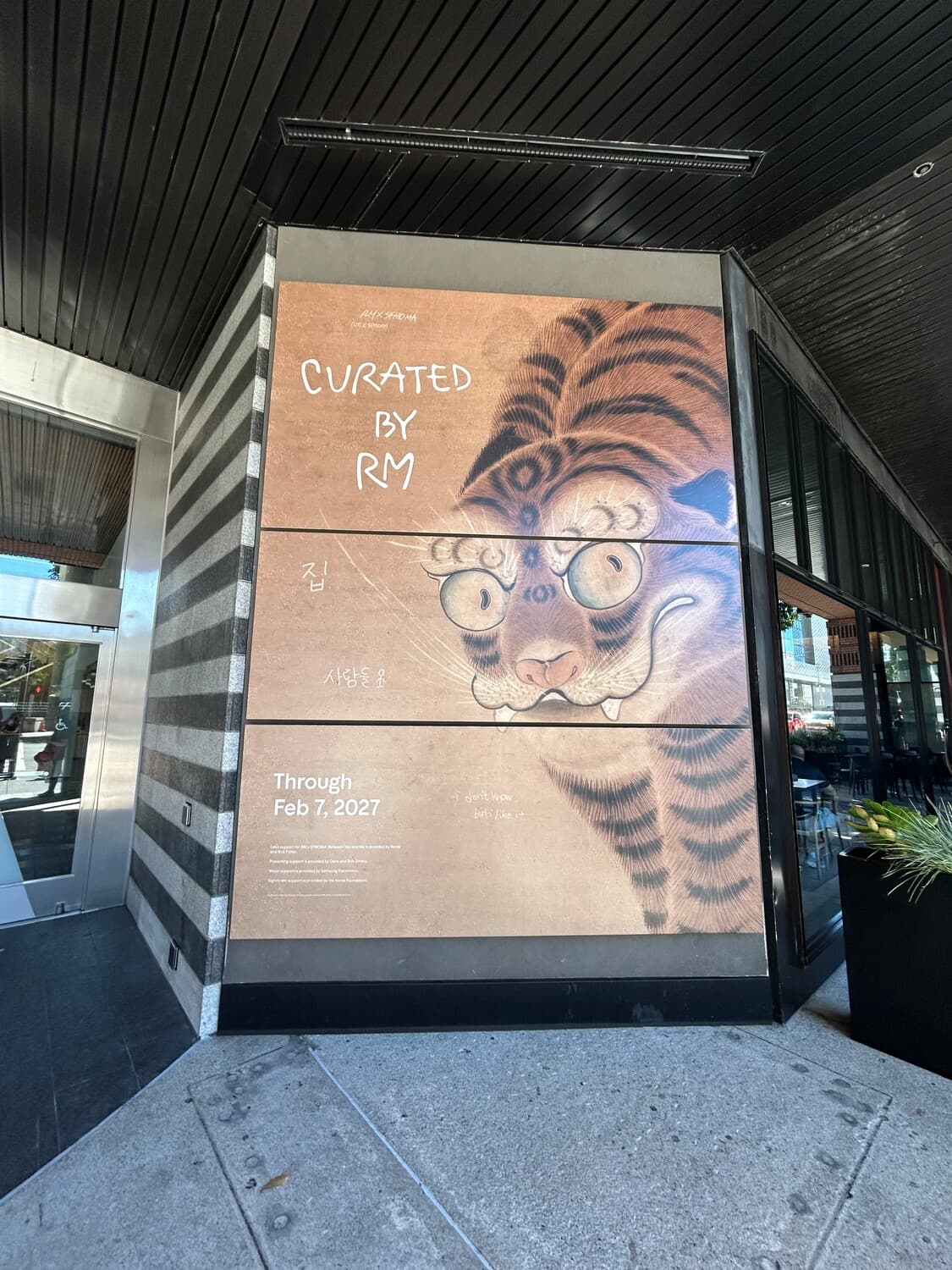 Kim Namjoon's curatorial debut at San Francisco Museum of Modern Art runs until February 7, 2027.